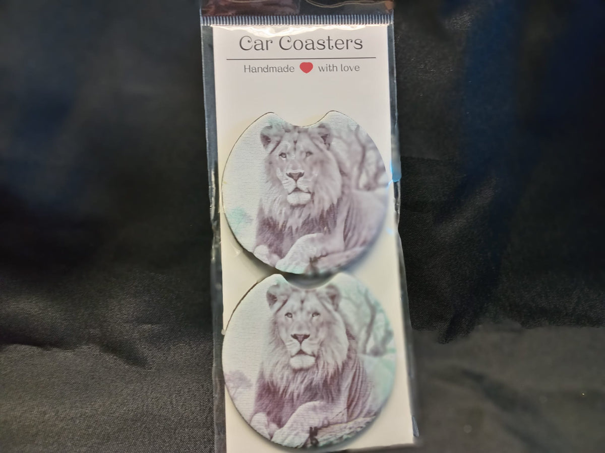 Coasters (set of 2) - Sublimation - Big 5 Pencil - Lion